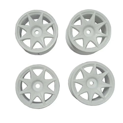 4Pcs 58mm Tires with 12mm Hex Wheels and Sponge Compatible with 1/10 1/12 Scale RC Drift Cars Including 3 M4 M5 TCR M04 M05 Models