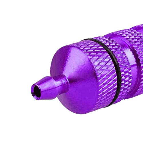 3Pcs ShareGoo RC Aluminum Nitro Fuel Filter Compatible with HSP Traxxas 1/8 1/10 RC Nitro Car Buggy Truck,Purple