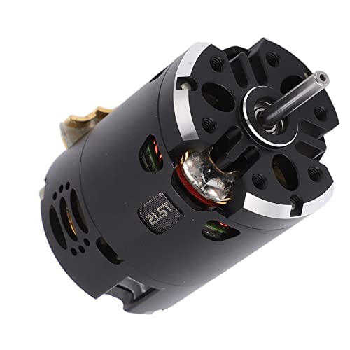 Changor 21.5T Sensored Brushless Motor Reliable Performance Upgrade for 1/10 1/12 RC Cars Black Purple Aluminum