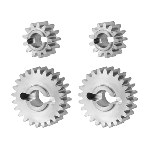 INJORA Stainless Steel 13/24T Underdrive Portal Gears Set for 1/18 RC Crawler Redcat Ascent-18 Upgrade - size: 13/24T
