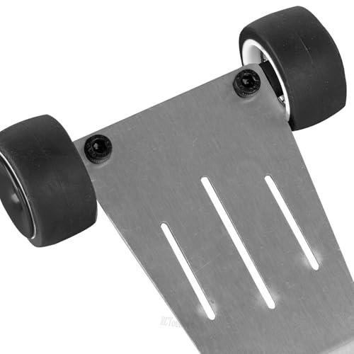 RC Upgrade Parts Steel Wheelie Bar for 1/16 Mini Maxx 4WD RTR Brushless Monster Truck (#107154-1),Tail Wheel Head up Wheel Hop Ups,Black(1 PCS - color: Black-(1 Pcs）