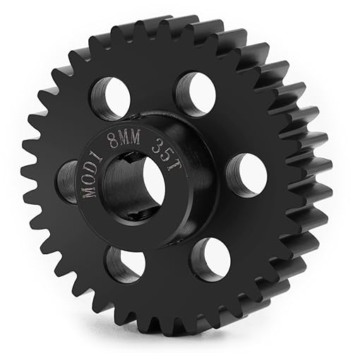 M1 Steel Motor Gears Pinion 8MM 35T for Tra-xxas 1/5 X-MAXX RC Car - style: 35T