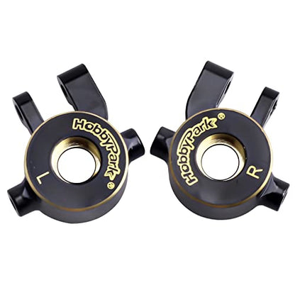 HobbyPark Steering Knuckles for TRX4M TRX4MT Brass Steering Blocks Upgrades Parts 1/18 RC Crawler Car Replacement of 9737