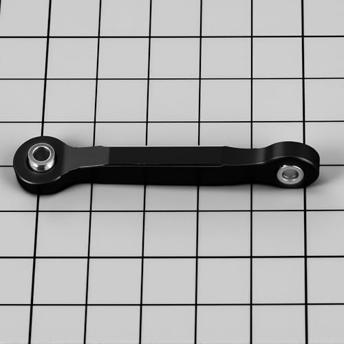Aluminum Alloy Steering Linkage Tie Rod Upgrades for 1/5 X-MAXX (Black) - color: Black