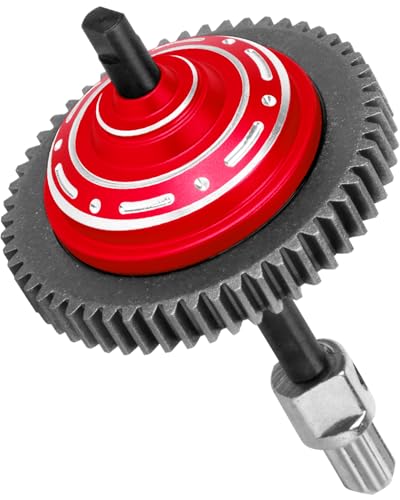 RC 54T Center Diff Gear Upgrades Part for 1/10 Slash 4x4,Slash 4x4 VXL,Rustler 4x4,Rustler 4x4 VXL,Stampede 4x4,Stampede 4x4 VXL,Hoss 4x4 VXL,Metal 54T Gear Slipper Clutch,Red - color: Red(1pcs)
