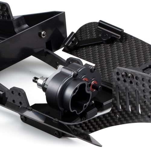 Overdrive Gearbox DLX LCG Trans OD-3 Overdrive Transmission for 1/10 RC Crawler LCG Chassis SCX10 III Pro Capra