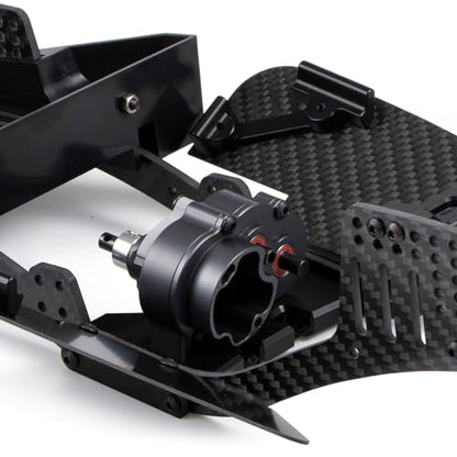 Overdrive Gearbox DLX LCG Trans OD-3 Overdrive Transmission for 1/10 RC Crawler LCG Chassis SCX10 III Pro Capra