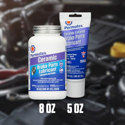 Permatex 24125 Ceramic Extreme Brake Parts Lubricant, 8 oz., Pack of 1 - color: Ceramic Extreme Brake Parts Lubricant, size: 8 Fl Oz. (8 Vehicles)