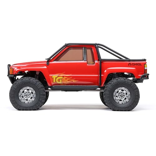 Axial SCX10 III 1987 Toyota SR5 4X4 RC Truck 1/10, RTR, Red | Brushed Rock Crawler, AXI-2062T2, Lipo Battery and Charger Not Included - color: Red