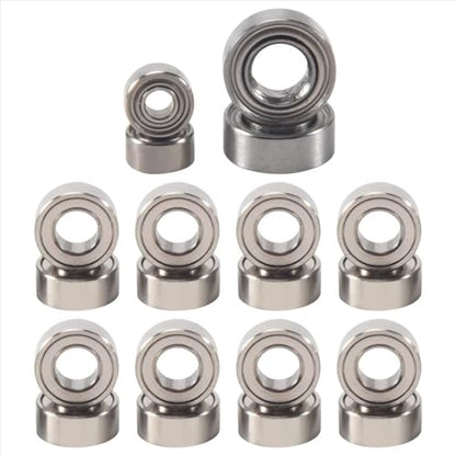 Rc Bearings for Axial for SCX24 90081 AXI00001 AXI00002 1/24 20Pcs Steel Ball Bearing Set RC Crawler Car Spare Parts Model Accessories