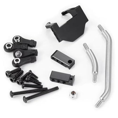 Rc Accessories for TRX-4M 1/18 Aluminum Axle Servo Mount & Stainless Steel Steering Linkage W/Plastic Ball Head RC Crawler Car Parts