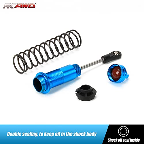Aluminum Shocks Absorber Damper 122mm Oil Filled Adjustable for 1/8 Buggy Truck HPI HSP Losi Axial Tamiya RC Car Upgraded Hop-Up Parts(blue)