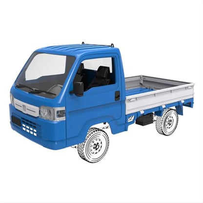 Compatible with WPL D12 WL01 LD1297 1/16 RC Car Upgrade Parts Spare Replacement Accessories Blue Body Shell Truck Bodyshell RC Car Part Accessories