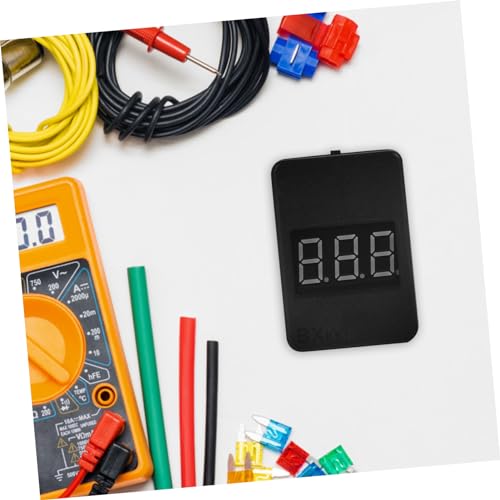 Zerodeko Battery Capacity Tester Digital Voltage Checker Lipo Batteries Low Voltage Alarm Sturdy High-Brightness Led Display for Rc Devices