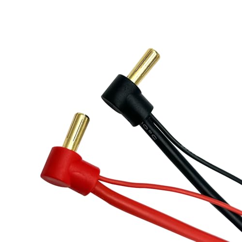 2pcs 5mm Bullet Banana to Female T-Plug LiPo Battery Lead Wire & JST-XH Balance for 2S 7.4V LiPo Batteries Red