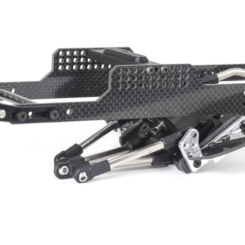 1/10 LCG Chassis Performance RC Crawler Carbon Chassis Frame for Axial AR44 SCX10 II Capra Vanquish F10 Axle (Chassis Kit) - size: Chassis Kit