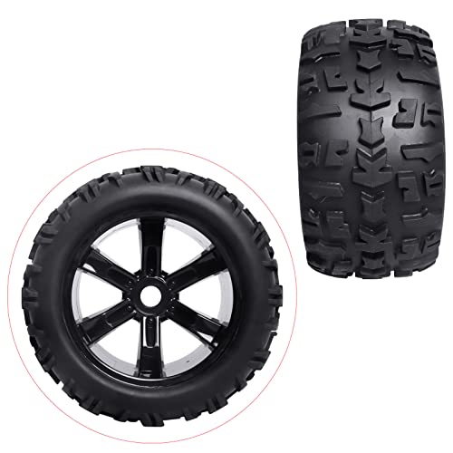Preglued 17mm Hex RC Truck Tires and Wheels for 1/8 Scale Arrma Kraton Notorious 6s Traxxas Maxx Sledge E-Revo 2.0 Redcat Racing Kaiju HPI Savage Monster Truck Replacement