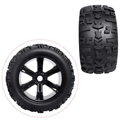 Preglued 17mm Hex RC Truck Tires and Wheels for 1/8 Scale Arrma Kraton Notorious 6s Traxxas Maxx Sledge E-Revo 2.0 Redcat Racing Kaiju HPI Savage Monster Truck Replacement