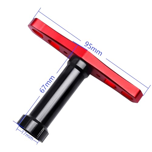 17mm Hex Wheel Hubs Adapter & Hex Wrench RC Tool Set for 1/8 RC Cars Monster Trucks Traxxas X-Maxx, E-Revo, E-Maxx, Summit