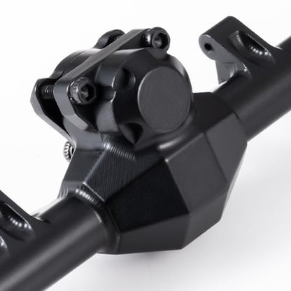 Aluminum Front Rear Axles Set Standard Axle Upgrade for 1/24 Scx24 Gladiator Deadbolt JLU C10 Axial RC Crawler (Front)