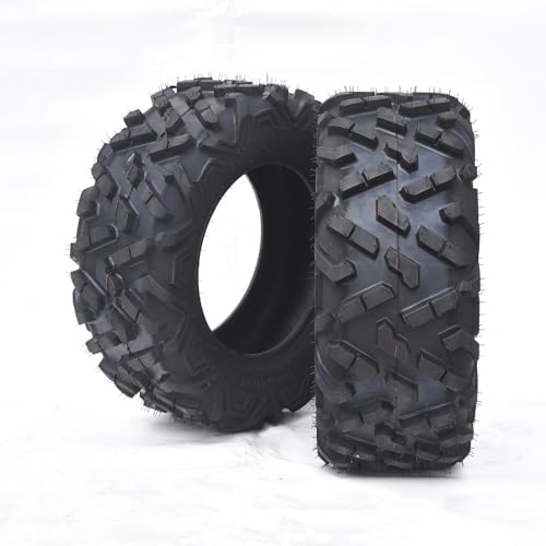 Set of 2 ATV Tires 25x10-12 All Terrain Tire, 25x10-12 Atv Tire 6PR Sand Mud Off-Road Tires, Tubeless - size: 25x10-12 6PR