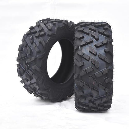 Set of 2 ATV Tires 25x10-12 All Terrain Tire, 25x10-12 Atv Tire 6PR Sand Mud Off-Road Tires, Tubeless - size: 25x10-12 6PR