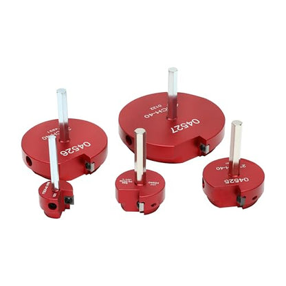 HFS(R) 5Pcs PVC Pipe Reamer Tool, 1-1/4",1-1/2",2",3",4" - Fits 1/2" Drill, PVC Fitting Saver & Plastic Pipe Fitsting Reamer Socket Saver Plumbing Tool for Schedule 40 Plastic Pipes - size: 1-1/4",1-1/2",2",3",4"