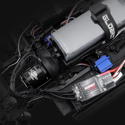 GLOBACT AM32 ESC 80A Power System 2-6S BEC 5.20-8.2V for 1/10 RC Crawler | Fits Axial SCX10 TRX4 TRX6 Redcat FMS RC4WD