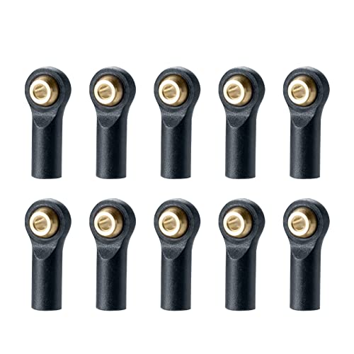 MORLORDY 10Pcs RC Plastic Tied Rod Ends Link Ball Joint Head Kit for 1/24 RC Crawler Car SCX24 Upgrades Accessories, B - style: B
