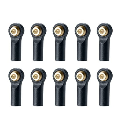 MORLORDY 10Pcs RC Plastic Tied Rod Ends Link Ball Joint Head Kit for 1/24 RC Crawler Car SCX24 Upgrades Accessories, B - style: B