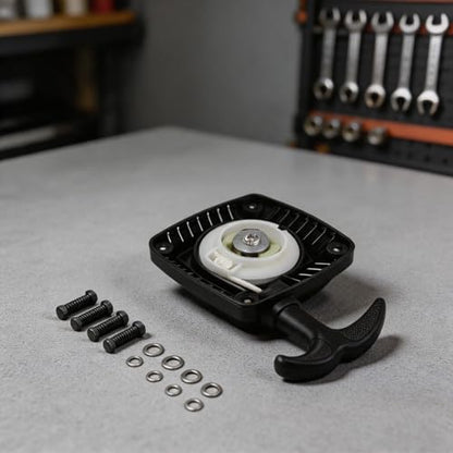 Pull Starter For HPI for baja 5B 5T RC Car, Compatible With Rovan Losi 23Cc-32cc 1/5 Scale for nitro Gas Engines, Black