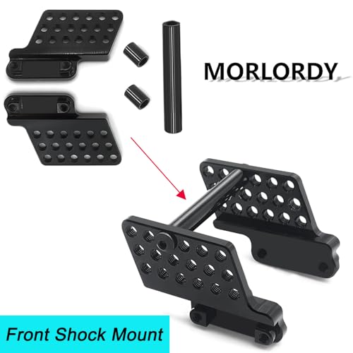 MORLORDY 4Pcs RC Front Rear Shock Mount Adjustable Height Shock Damper Holder Towers Bracket for TRX4M Bronco Defender 1/18 RC Crawler Car