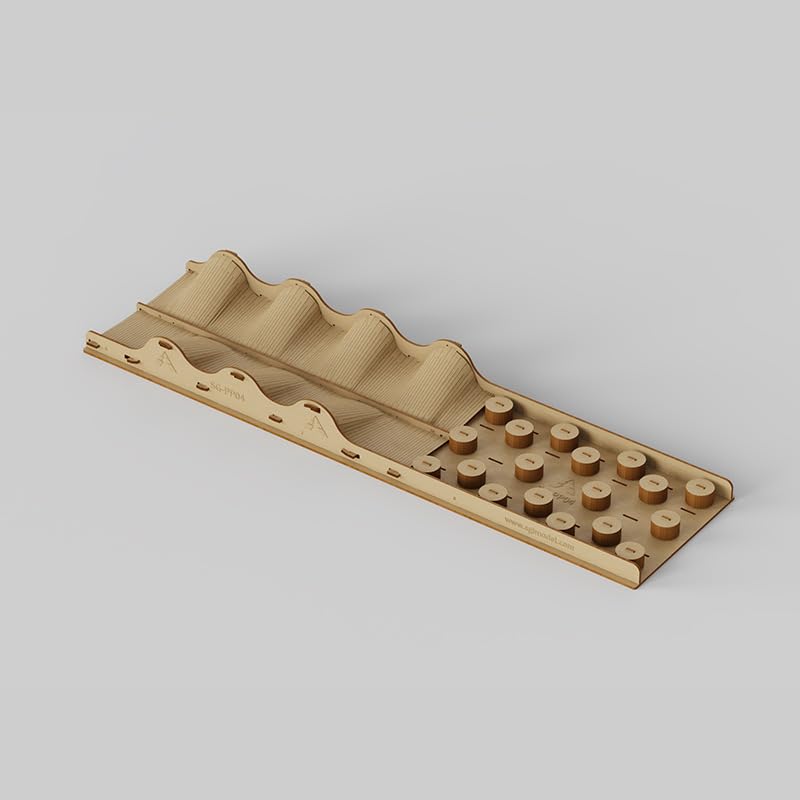 Rc Crawler Course Obstacles,Rc Car Ramp,Toy Ramps for RC Crawer Car 1/18 1/24 TRX4M SCX24 FCX24 (D)