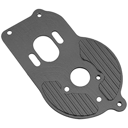 Metal Motor Mount Plate Fixed Bracket Compatible with Losi 1/18 Mini-T 2.0 2WD Stadium RC Truck Hop-Up Parts (Black) - color: Black