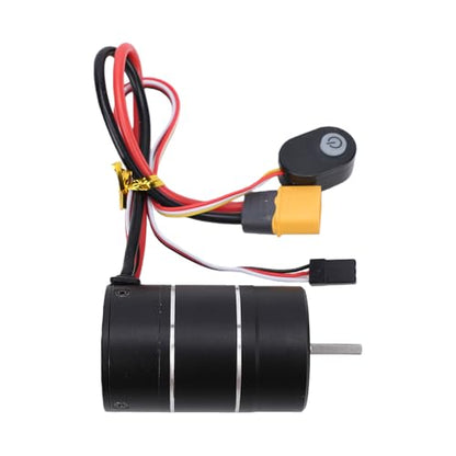 Zunate 3660 1800KV Brushless Motor with 40A ESC, Sensor FOC Control for 1/10 Crawler - Rainproof, Programmable BEC, Enhanced LowSpeed