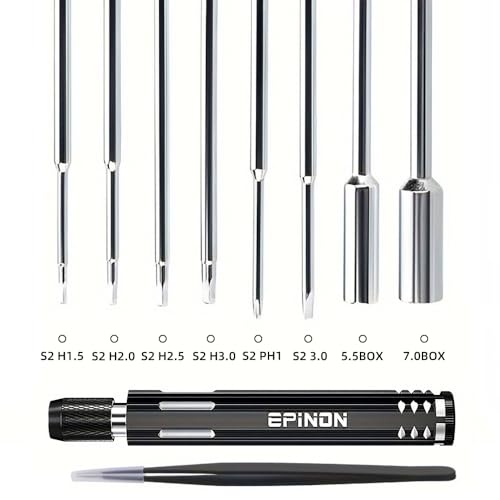 EPINON RC Car Repair Work Stand Adjustable Lift Lower for 1/8-1/18 RC Car