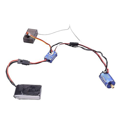 HobbyPark High Torque Brushless Motor and ESC Combo for TRX4M 1/18 RC Crawler Car Micro 2030 Sensored 3500KV Upgrades w/11T Pinion