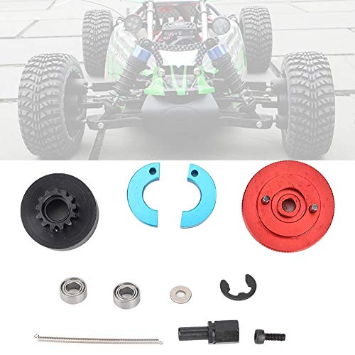 RC Nitro Engine Clutch Set 13T Speed Variator Bell Springs Metalmaterial Blue Red 1:10 Car Buggy Truck Short Course Crawler (Red)