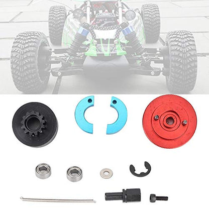 RC Nitro Engine Clutch Set 13T Speed Variator Bell Springs Metalmaterial Blue Red 1:10 Car Buggy Truck Short Course Crawler (Red)