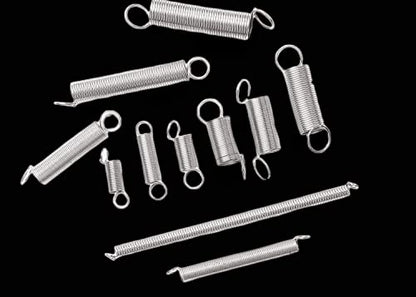 200pcs Compression & Extension SpringAssortment Set, Small Metal Loose Steel Coil Springs Assortment Kit AssortedW/Plastic Storage Box