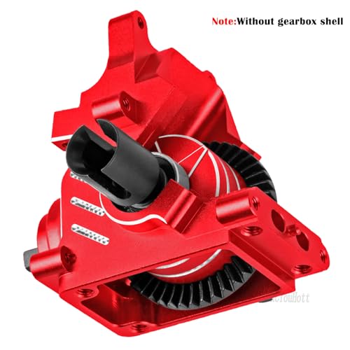 RC 43T/10T Front&Rear Diff Gear Differential Upgrades Part for 1/8 Kraton,Outcast,Notorious,Talion 6s BLX/EXB,1/7 Big Rock,Fireteam,Mojave 6s BLX,Red - color: Red-(upgrades）