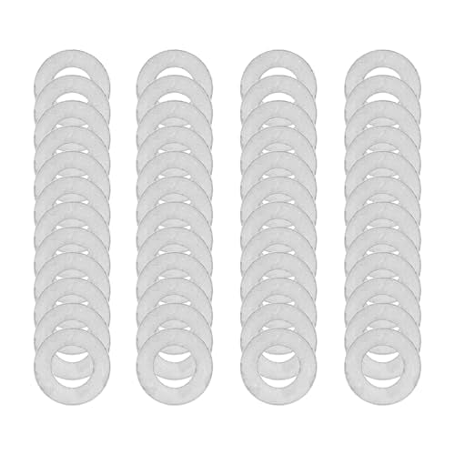 M3x6 Precision Thin Spacers for Mini Electronics,304 Stainless Steel 48pcs | Shim washer set with 0.1,0.2,0.3,0.5mm thicknesses,12 pcs each,for M3 bolts,mechanical DIY and compact component spacing - size: M3X6