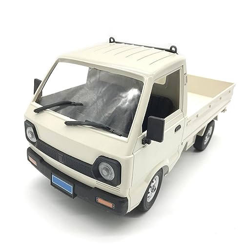 WPL D12 RC Car 1/10 Remote Control Kei Truck RC Drift Car RTR | Off Road Pickup 2.4G with Proportional Throttle Steering 260 Motor Rear Drive Hobby Grade Toy Adult
