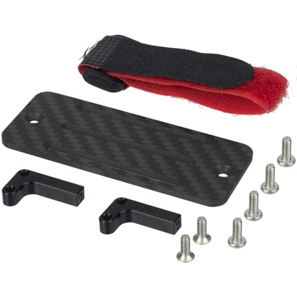 RC Car Carbon Fiber Battery Plate ESC Receiver Mount Battery Tray for 1/10 RC Crawler LCG Chassis GEN2 Axial SCX10 II 90046 90047 86100 Upgrade
