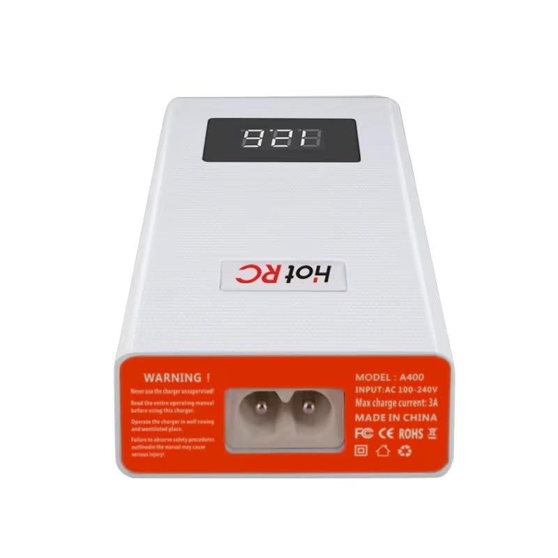 Lipo Battery Charger 3S-4S RC 40wCharger 11.1V/14.8V Faster Quick Charge Compact RC Discharger for 3S 4S Lipo Batteries, Balance Charger for Hobby Car Boat Airplane