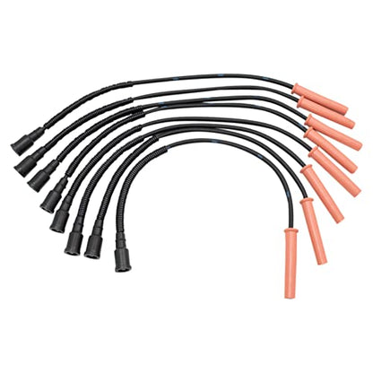 TRQ Ignition Spark Plug Wire Kit Set - style: IWA69113