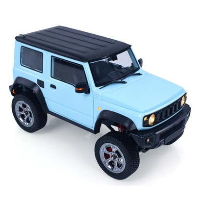 RTR 1/16 HG Remote Control Off Road Car Electric RC Crawler Light System Smoke Unit Metal Gear Drive Shaft Battery Charger Hobby Model for Ages 14+ - color: Blue