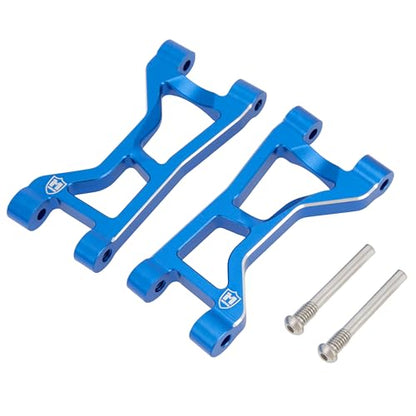 MEUS RACING Aluminum Suspension Arms Kit for Traxxas 1/16 Mini Maxx Upgrade Parts #10731 (Blue) - color: Blue