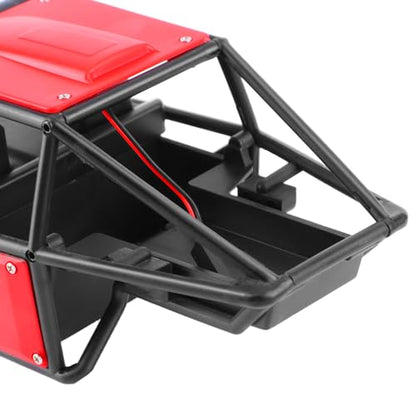 GLOBACT RC Body Shell Nylon Chassis Kit for 1/18 TRX4M (Red) - color: Red