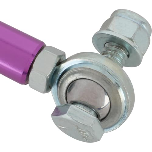 25-1/2 Inch Aluminum Throttle Linkage, 1/4 Inch Rod Ends, Purple - color: Purple